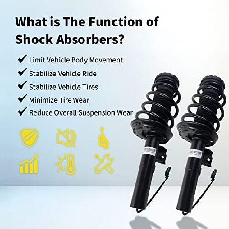 GELUOXI フロントショックアブソーバー ストラットアッシ 23101683 5801096 キャデラックXTS対応 電動3.6L 2013-2019の画像