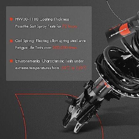 A-Premium フロントペア (2) 完全なストラット＆コイルスプリングアセンブリ ヒュンダイアクセント 2012 2013 2014 2015 2016 2017 運転席と助手席側に対応の画像