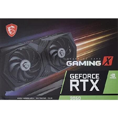 MSI GeForce RTX 3050 Gaming X 8G ゲーミンググラフィックスカード 