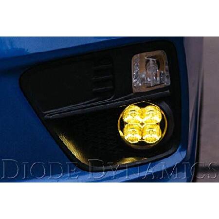 Diode Dynamics Stage Series 3in SAE/DOT Type A Fog Light Kit compatible with Ford/Subaru/Honda/Nissan， Yellow SAE Fog Max with Backlight