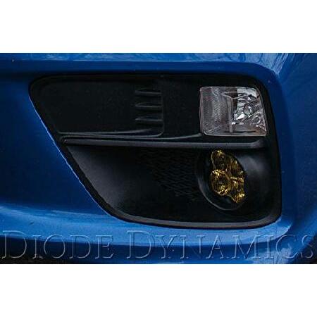 Diode Dynamics Stage Series 3in SAE/DOT Type A Fog Light Kit compatible with Ford/Subaru/Honda/Nissan， Yellow SAE Fog Max with Backlight