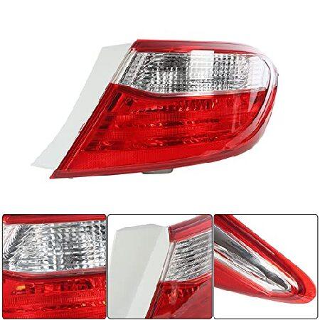 munirater 1-Pack Rear Right Tail Light Brake Lamp Assembly Replacement for 2015-2017 Toyota Camry Outer Passenger Side 8155006640 TO2805121の画像