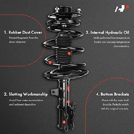 ブランド登録なし - A-Premium 向こう正面有りの実 (2) 同盟罷業鼠＆コイルスプリングアセンブリ トヨタアバロン2004 動かす席と御手伝い席側に相応う