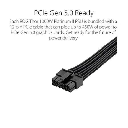 ASUS ROG Thor 1000W Platinum II Fully Modular Power Supply ASUS ROG Thor 1000W Platinum II Fully Modular Power Supply