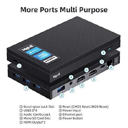 ミニPC 第11世代 N5105 16GB デュアル DDR4 512G SSD ZX01 Windows 11