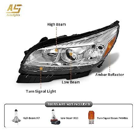 AS Headlight Assembly For 2013 2014 2015 LT/LTZ Chevy Malibu 2016 Malibu Limited Headlights Projector Headlamp Left+Right 13 14 15の画像