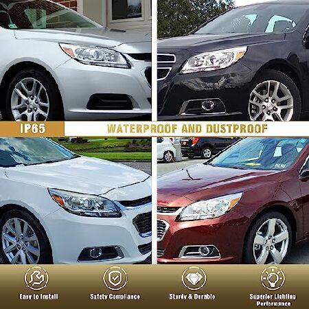 AS Headlight Assembly For 2013 2014 2015 LT/LTZ Chevy Malibu 2016 Malibu Limited Headlights Projector Headlamp Left+Right 13 14 15の画像