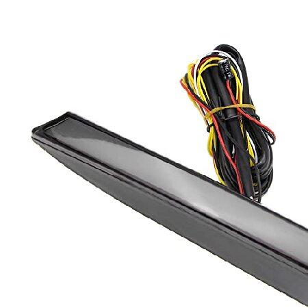 Dreamseek Tail Light Extension LED for Hyundai Santa Fe IX45 2019 2020 2021 2022 2023 Rear Trunk Third Brake Lamp with Dynamic Sequential Turn Signalの画像