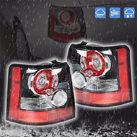LABLT Passenger Right+Driver Left Side Rear Tail Brake Light Lamp LED Tail Light Lamp Assembly Replacement for Land Range Rover Sport 2005-20の画像