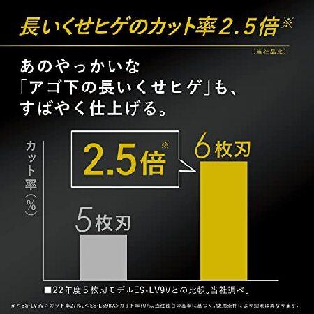 パナソニック ラムダッシュPRO メンズシェーバー 6枚刃 洗浄器付き クラフトブラック ES-LS9P-K｜rest｜04