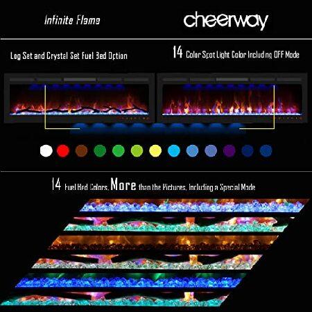 格安新品格安新品Cheerway 36 Inch Electric Fireplace, Recessed Fireplace Insert And  Wall Mount Fireplace Heater With Remote ＆ Touch Control, Adjustable Flame  Color ＆ ファンヒーター | style-avenue.cz