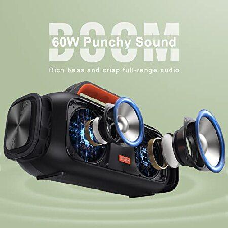 DOSS Extreme Boom Bluetooth60W防水スピーカーUSB Amazon.com: DOSS Extreme Boom Bluetooth Outdoor Speaker with