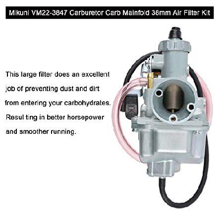 VENTOMO VM22 Carburetor For Predator 212cc GX160 Honda GX200 CT200U 196cc KT197 Clones Go Kart Mini Bike Race (Red)｜rest｜03