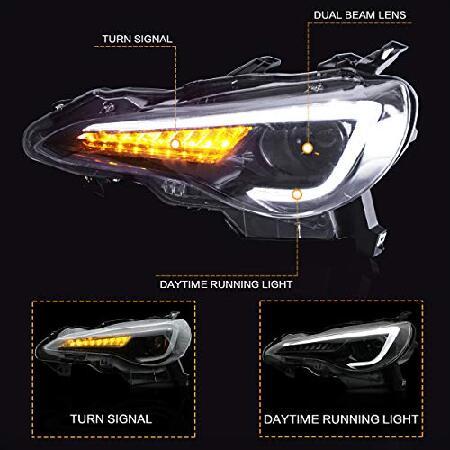 VLAND Headlight Assembly Fit for 2012-2016 Scion FR-S 2012-2021