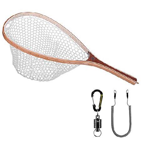 SF Fly Fishing Landing Net Soft Silicone Rubber Small Mesh Catch and  Release Wood Frame Trout Net with Black Magnetic Release Combo Kit :  b09y5bs2vm : Rean STORE - 通販 - Yahoo!ショッピング