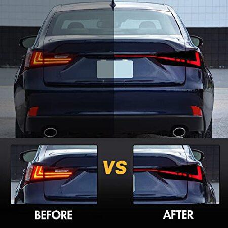 New Accessory for Lexus IS250 Tail Lights 2014-2020 IS350 Trunk Brake Light IS300 Spoiler ISF Taillights IS500 Tailgate Assembly Led Sequential Turn S_1