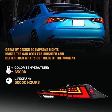 New Accessory for Lexus IS250 Tail Lights 2014-2020 IS350 Trunk Brake Light IS300 Spoiler ISF Taillights IS500 Tailgate Assembly Led Sequential Turn S_5