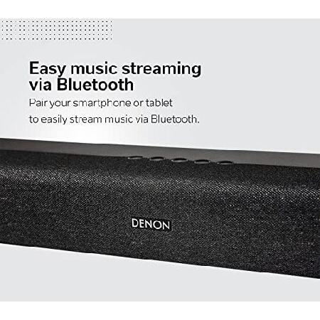 Denon DHT-S217 Sleek Home Theater Soundbar (2022 Model), Virtual Surround Sound, HDMI eARC, Bluetooth Compatibility, IR Compatible Remote-Control, Cry｜rest｜04