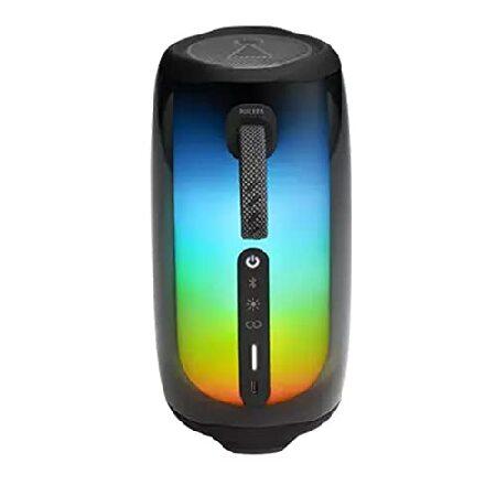 公式販売 JBL Pulse 5 Waterproof Portable Bluetooth Speaker with 360 Color LED and gSport Case (Black)