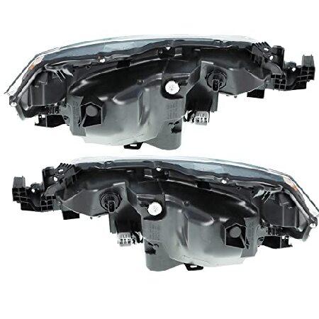 ヘッドライトアセンブリ 交換用 2017-2019 トヨタ カローラ L/LE/LE ECO ヘッドランプ LED フロントライト 運転席＆助手席側用の画像