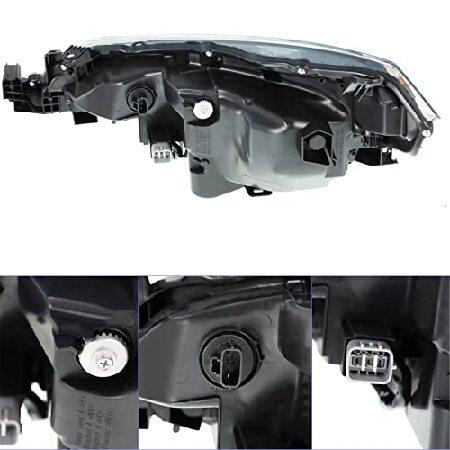 ヘッドライトアセンブリ 交換用 2017-2019 トヨタ カローラ L/LE/LE ECO ヘッドランプ LED フロントライト 運転席＆助手席側用の画像