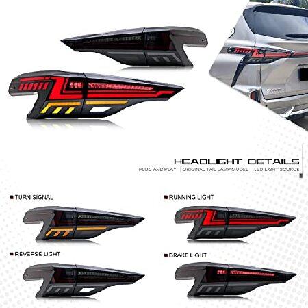 inginuity time LED Tail Lights ＆ Middle Lamp For Toyota Sienna 2021 2022 2023 With The Start Up Animation Sequential Turn Signal Rear Lamp Assembly (の画像