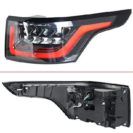 WFLNHB Driver and Passenger Side Tail Lights Assembly Replacement for Range Rover Sport 2014-2018 Rear Tail Light Lamp LR043974 LR043976の画像