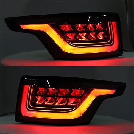 WFLNHB Driver and Passenger Side Tail Lights Assembly Replacement for Range Rover Sport 2014-2018 Rear Tail Light Lamp LR043974 LR043976の画像