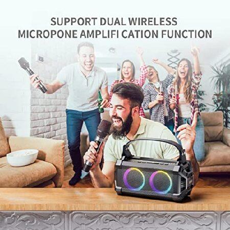 MIFA WildRock Portable Bluetooth Speaker,Bluetooth Speaker Portable Wireless Speaker with Microphone (Green)｜rest｜06