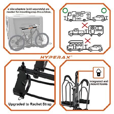 HYPERAX 2023年モデル ボルト RV承認 ヒッチマウント 2 E バイクラックキャリア RV キャンパー モーターホーム トレーラー ヒキガエル 2インチ牽引ヒッチレシーの画像