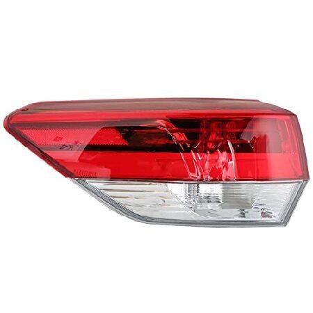 SEBLAFF 1-Pack LH Tail Light Assembly Replacement for 2017-2019 Highlander Driver Side 815600E161の画像