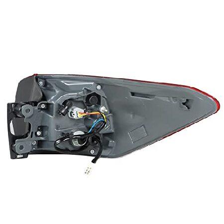 SEBLAFF 1-Pack LH Tail Light Assembly Replacement for 2017-2019 Highlander Driver Side 815600E161の画像