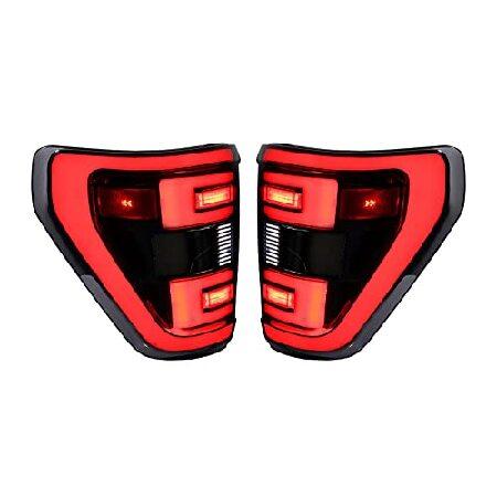 Astra Depot Compatible with 2021 Ford F-150 XLT Driver Passenger Side Tail Light Sequential Turn Signal Reverse Driving Lampの画像