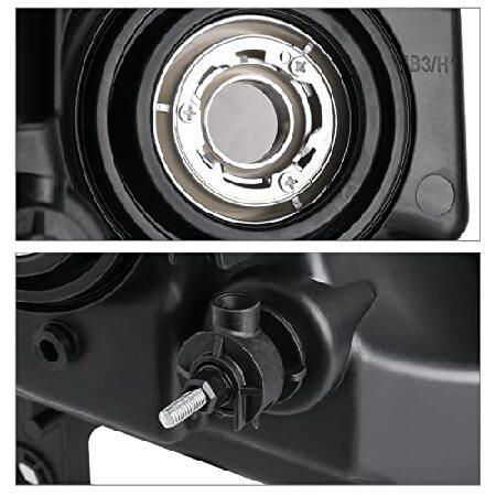 M-AUTO Pair Chrome Housing Smoke Lens Clear Corner Headlights Compatible with 2011 2012 2013 Jeep Grand Cherokee Left and Right Driver and Passenger Sの画像