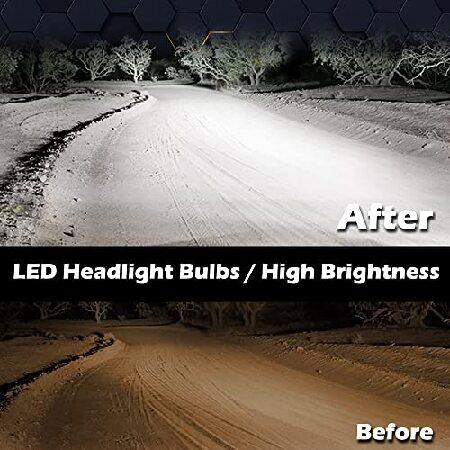 PIT66 LED Tube Dual Projector Headlights, Compatible with 2007-2013 Chevy Avalanche Suburban 2500/2007-2014 Chevy Tahoe, Smoke Lens Chrome Housing Cleの画像