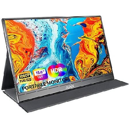 naa！15.6インチモバイルディスプレイPortable Monitor MNN Portable Monitor 15.6inch FHD 1080P Laptop USB C HDMI