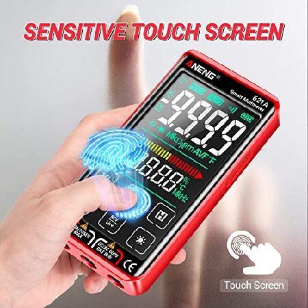 Digital Multimeter Tester Smart Touch TRMS Auto-Ranging 9999Counts Rechargeable anti-burning Ohm Amp VoltMeter With NCV,DC/AC Current,Voltage,Re 【アトムメディカル】