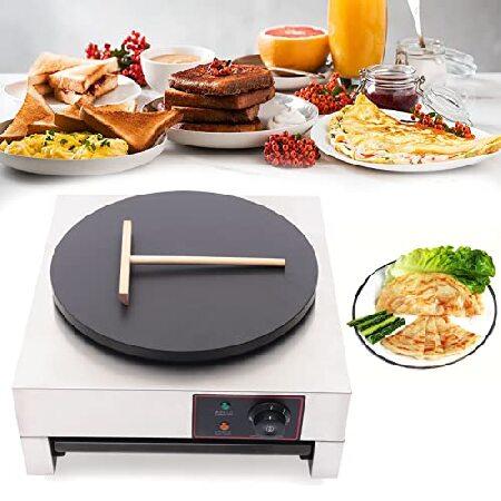 LOYALHEARTDY　1.7KW　Electric　Crepe　Crepe　Maker　Adjustable　Plate　Maker　Circular　with　Ideal　Single　for　and　Non-Stick　Machine　Heating　Temperature　Commerci