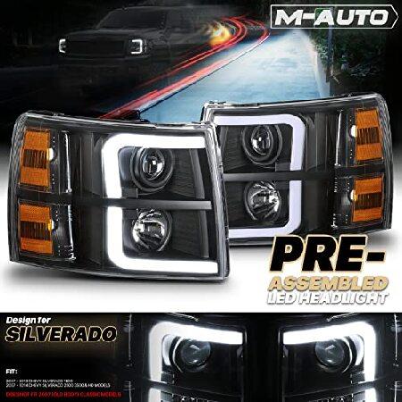 M-AUTO Projector L Tube Bar Headlights w/ 2 Pair PRE-ASSEMBLED