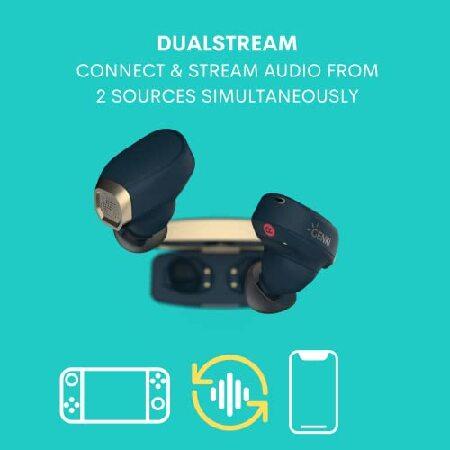 イヤホン GENKI Waveform Bridges Blue Genki Waveform Earbuds - Bridges Blue DualStream Mix 2 Audio