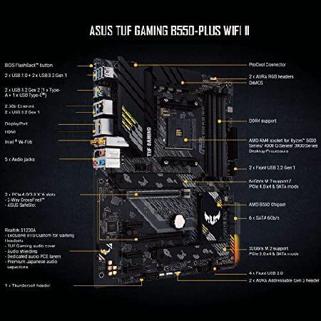 限定品 Micro Center AMD Ryzen 7 5700X 8コア 16スレッド アンロック デスクトッププロセッサー TUF Gaming B550-PLUS WiFi II AMD AM4 ATX ゲーミングマザーボード ゲ 【YWU1159746060】(41800円)
