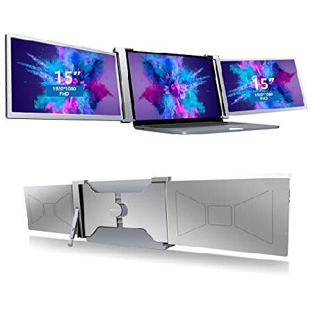 【新品】FOPO 15インチトリプルポータブルモニター／FHD 1080P FOPO 15