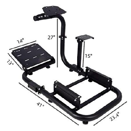 Dardoo G920 Gaming Simulator Cockpit Racing Steering Wheel Stand with Shifter Lever Fits for Logitech G25 G27 G29 G920＆G923 Thrustmaster T300RS TX Fa