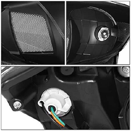 DNA MOTORING HL-OH-SIMP08-BK-CL1 ヘッドライト プロジェクター ロービーム 08-11 スバル インプレッサ対応 ブラックハウジング/クリアレンズ/クリアリフレクタの画像