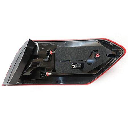 CHUNILLE Tail Light Rear Brake Lamp Left Side 2129060758， MB2804106 For 2010 2011 2012 2013 Mer-ce-des Be-nz E550 E63 AMG Sedan LH (Left)_2