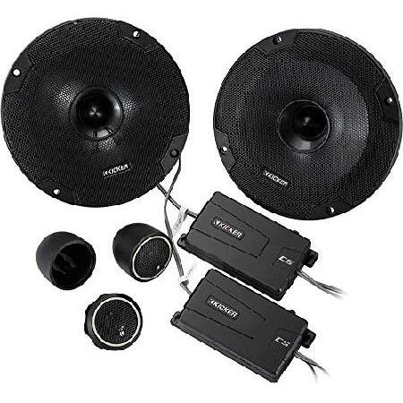 KICKER 46CSS654 6-1/2" CS Series Front Door Factory Speaker Replacement Kit with Speaker Harness and Mounting Adapters for Chevrolet Impala 2006-2013 | ブランド登録なし | 01