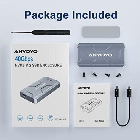 ブランド登録なし ANYOYO 40Gbps M.2エンクロージャー NVMe SSDエンクロージャー PCIe - USB C アルミニウムサンダーボルトエンクロージャー Thunderbol : Rean STORE - 通販 - Yahoo!ショッピング ブランド登録なし ANYOYO 40Gbps M.2エンクロージャー NVMe SSDエンクロージャー PCIe - USB C アルミニウムサンダーボルトエンクロージャー Thunderbol : Rean STORE - 通販 - Yahoo!ショッピング