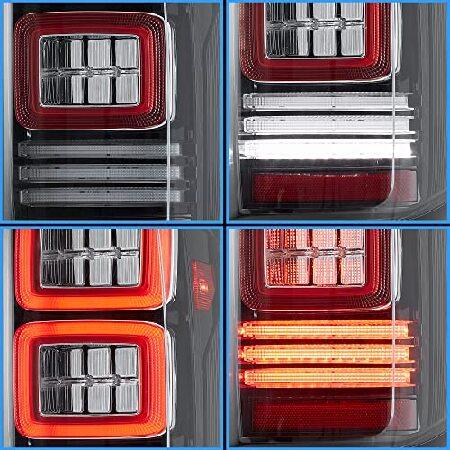 VLAND Led Tail Lights Compatible with Chevy Silverado 1500 2014-2018 2500HD/ 3500HD 2015-2018, GMC Sierra 3500HD Dually Models 2015-2019 Pickup Truckの画像