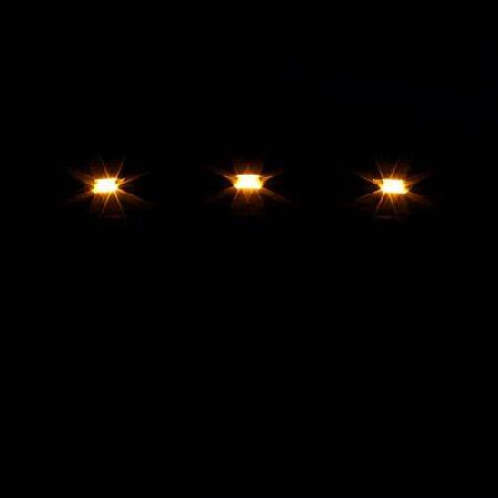 Spec-D Tuning 反逆スタイルフロントグリル アンバーLEDライト付き 2009-2012 Dodge Ram 1500に対応の画像