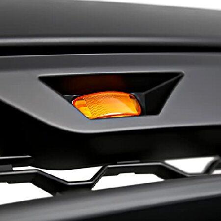 Spec-D Tuning 反逆スタイルフロントグリル アンバーLEDライト付き 2009-2012 Dodge Ram 1500に対応の画像